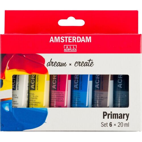 Talens AMSTERDAM Acrylfarben-Set "Primär"