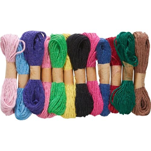 VBS Hanfschnur "Bunt sortiert"