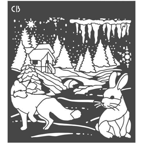 Ciao Bella Schablone "Nordic landscape"