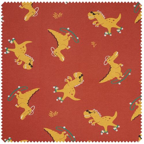 Sweat-Stoff "Dinos and Crocodile"