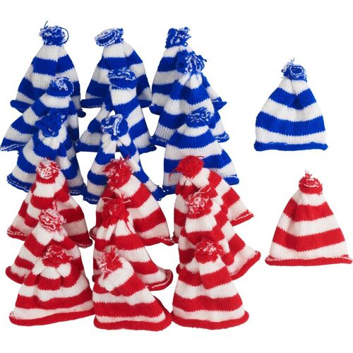 VBS XXL VBS Mützen "Gestreift", 2 x 10 Stück