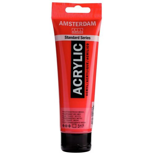 Talens AMSTERDAM Acrylfarbe - Transparentrot mittel