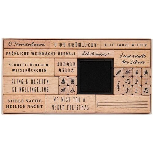 Rico Design XL Stempel-Set - Weihnachtslieder
