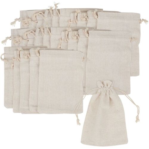 VBS Jutebeutel "11 x 16 cm", 25 Stück