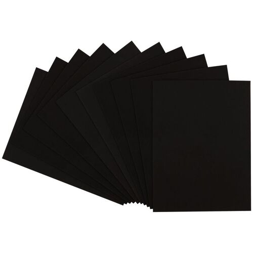 VBS Moosgummi, 2 mm, 10 Stück - Schwarz