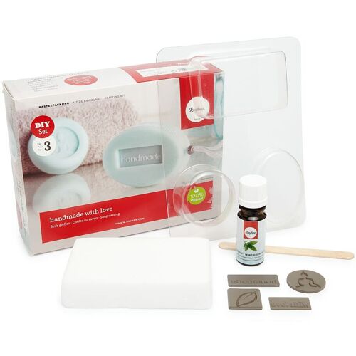 Rayher Kreativ-Set "handmade with love", Seife gießen