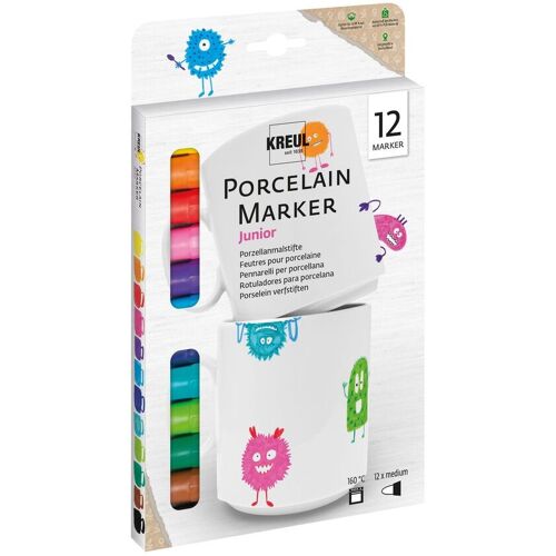 Kreul Kreative KREUL Porcelain Pen easy, 12-Set