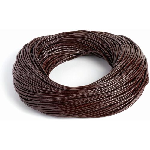 VBS XXL VBS Lederband, 50 m - Dunkelbraun