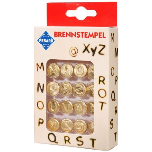 PEBARO Brennstempel - Alphabet M-Z