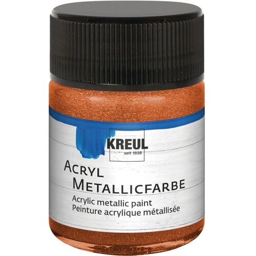 Kreul Kreative KREUL Acryl Metallicfarbe, 50 ml - Kupfer