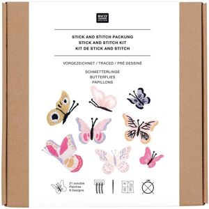 Rico Design Stick & Stitch Frühlingsblumen Bastelset - Bastelset Rico Design Stick & Stitch Frühlingsblumen Bastelset - Bastelset