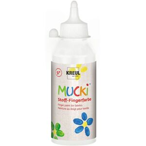 Kreul Kinder MUCKI Stoff-Fingerfarbe, 250 ml - Weiß Kreul Kinder MUCKI Stoff-Fingerfarbe, 250 ml - Weiß