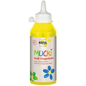Kreul Kinder MUCKI Stoff-Fingerfarbe, 250 ml - Gelb Kreul Kinder MUCKI Stoff-Fingerfarbe, 250 ml - Gelb