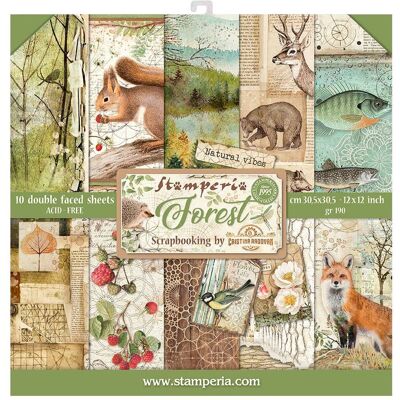 Stamperia Scrapbook-Block "Forest" Stamperia Scrapbook-Block "Forest"