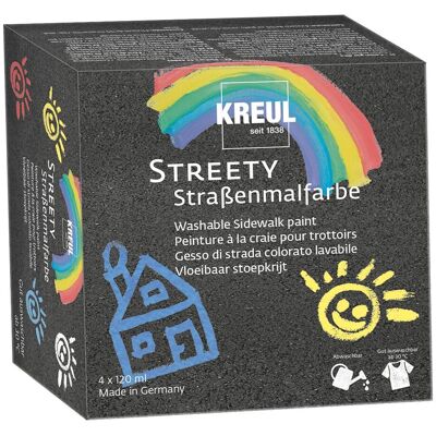 Kreul Kinder KREUL "Streety Starter-Set" Straßenmalfarbe Kreul Kinder KREUL "Streety Starter-Set" Straßenmalfarbe