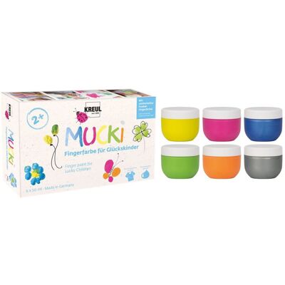 Kreul Kinder MUCKI Fingerfarbe "Glückskinder" Kreul Kinder MUCKI Fingerfarbe "Glückskinder"