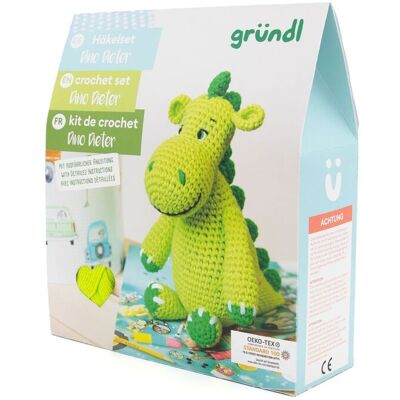 Gründl Häkelset "Dino Dieter" Gründl Häkelset "Dino Dieter"
