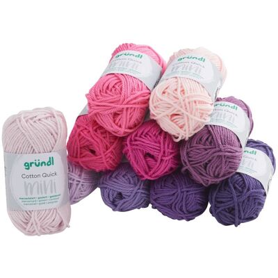 Gründl Cotton Quick Mini "Shades of Pink and Violet" Gründl Cotton Quick Mini "Shades of Pink and Violet"