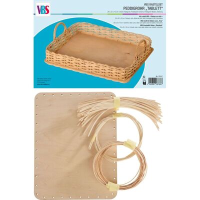VBS Bastelset Peddigrohr "Tablett" VBS Bastelset Peddigrohr "Tablett"
