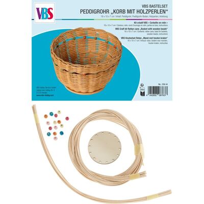 VBS Bastelset Peddigrohr "Korb mit Holzperlen" VBS Bastelset Peddigrohr "Korb mit Holzperlen"