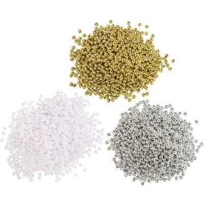 VBS - Wachsperlen-Ø3mm - 3900 Stück - Bead assortment VBS - Wachsperlen-Ø3mm - 3900 Stück - Bead assortment