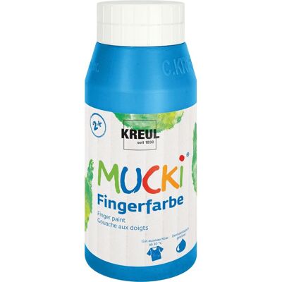Kreul Kinder MUCKI Fingerfarbe, 750 ml - Blau Kreul Kinder MUCKI Fingerfarbe, 750 ml - Blau