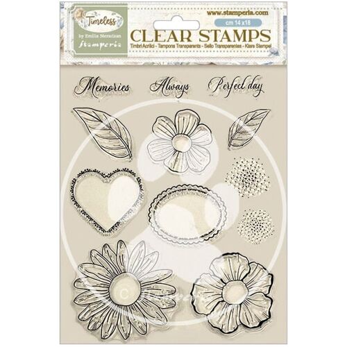 Stamperia Clear-Stamps "Timeless - Flowers"