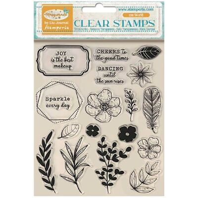 Stamperia Clear-Stamps "Masquerade" - Flowers Stamperia Clear-Stamps "Masquerade" - Flowers