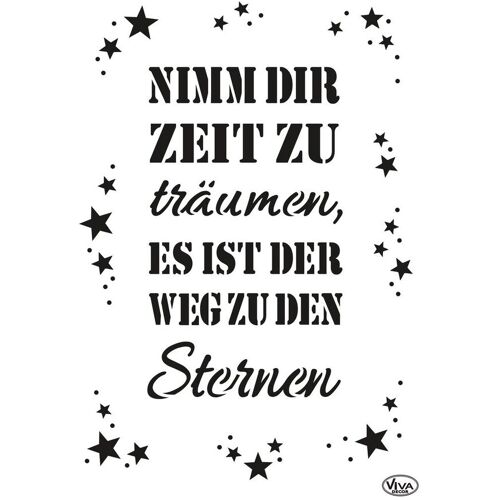Viva Decor Schablone "Nimm dir Zeit"