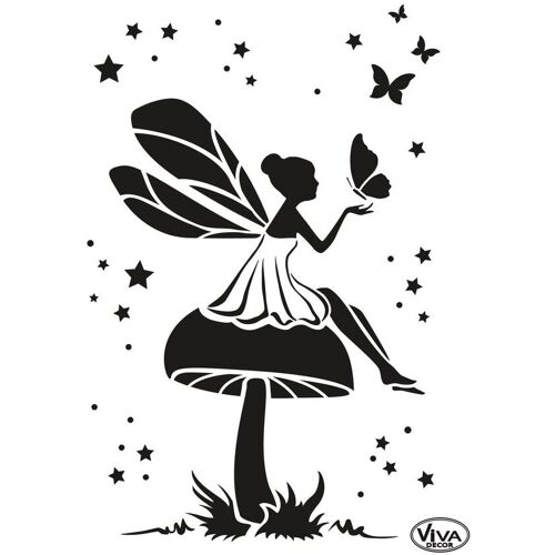 Viva Decor Schablone "Elfe und Schmetterling"