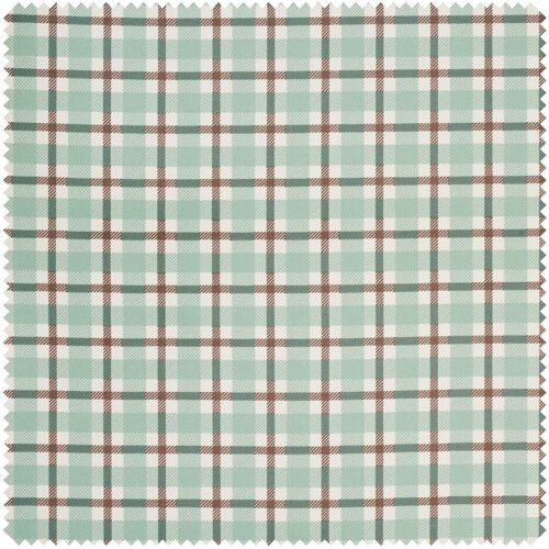 Baumwoll-Stoff "British Karo Grün"