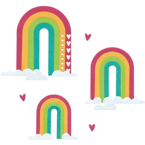 Sizzix Thinlits Stanzschablone "Rainbow Arches by Catherine Pooler"