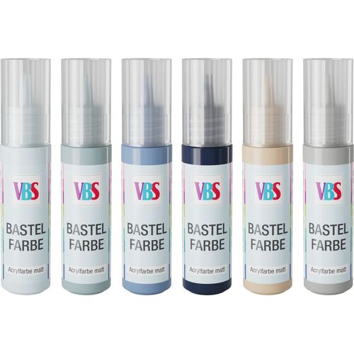 VBS Bastelfarben-Set "Blue Nature"