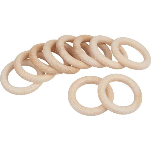 VBS Holzringe - Ø 47 mm, 10 Stück