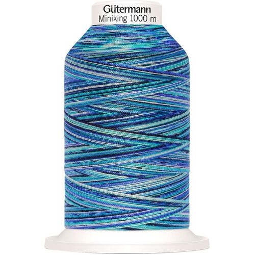 Gütermann creativ Gütermann Nähgarn Miniking Multicolor, No. 120 - 9957 Blau