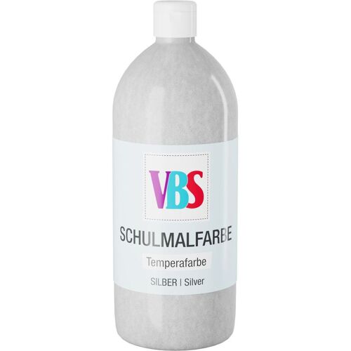 VBS Schulmalfarbe, 1000 ml - Silber