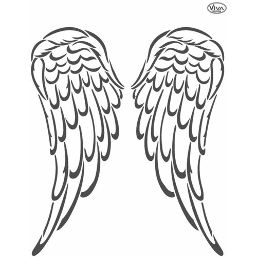 Viva Decor Schablone "Engelsflügel"