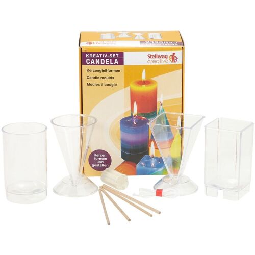 Stellwag creative Kerzen-Giessformen, 4er-Set