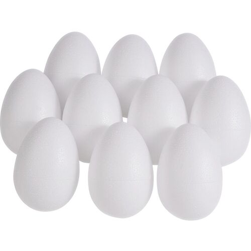 VBS Styroporei, ca. 10 x 7,5 cm,10 Stück