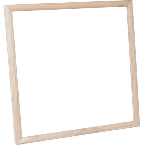VBS Holzbilderrahmen für Keilrahmen - 40 x 40 cm