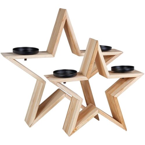 VBS Dekosterne mit Kerzenhaltern