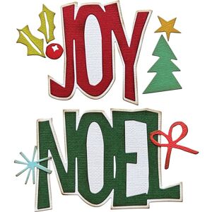 Sizzix Thinlits Stanzschablone "Big Tidings by Tim Holtz" Sizzix Thinlits Stanzschablone "Big Tidings by Tim Holtz"