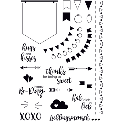 VBS Silikonstempel "Hugs and kisses" VBS Silikonstempel "Hugs and kisses"