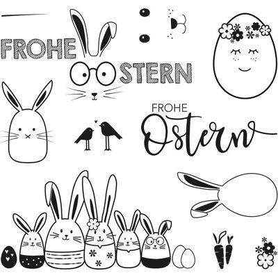 Rayher Clear Stamps "Frohe Ostern" Rayher Clear Stamps "Frohe Ostern"