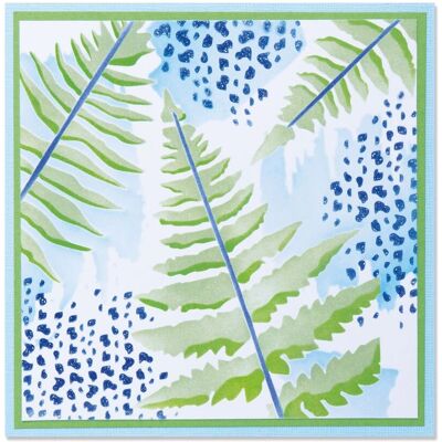 Sizzix Farn Schablone - Mehrlagig Sizzix Farn Schablone - Mehrlagig