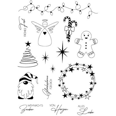 VBS Silikonstempel "Weihnachtszauber" VBS Silikonstempel "Weihnachtszauber"