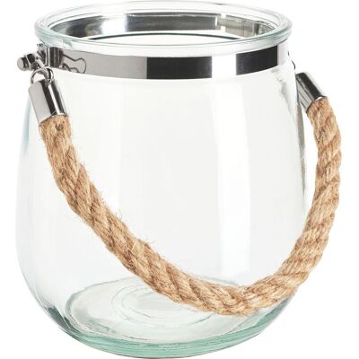 VBS Windlicht-Glas mit Kordel VBS Windlicht-Glas mit Kordel