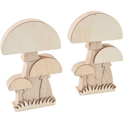VBS Holz-Pilze, 2 Stück VBS Holz-Pilze, 2 Stück