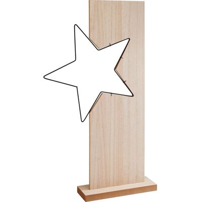 VBS Holz-Ständer mit Metallstern VBS Holz-Ständer mit Metallstern