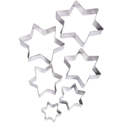 Rayher Ausstechformen 6er-Set - Sterne Rayher Ausstechformen 6er-Set - Sterne
